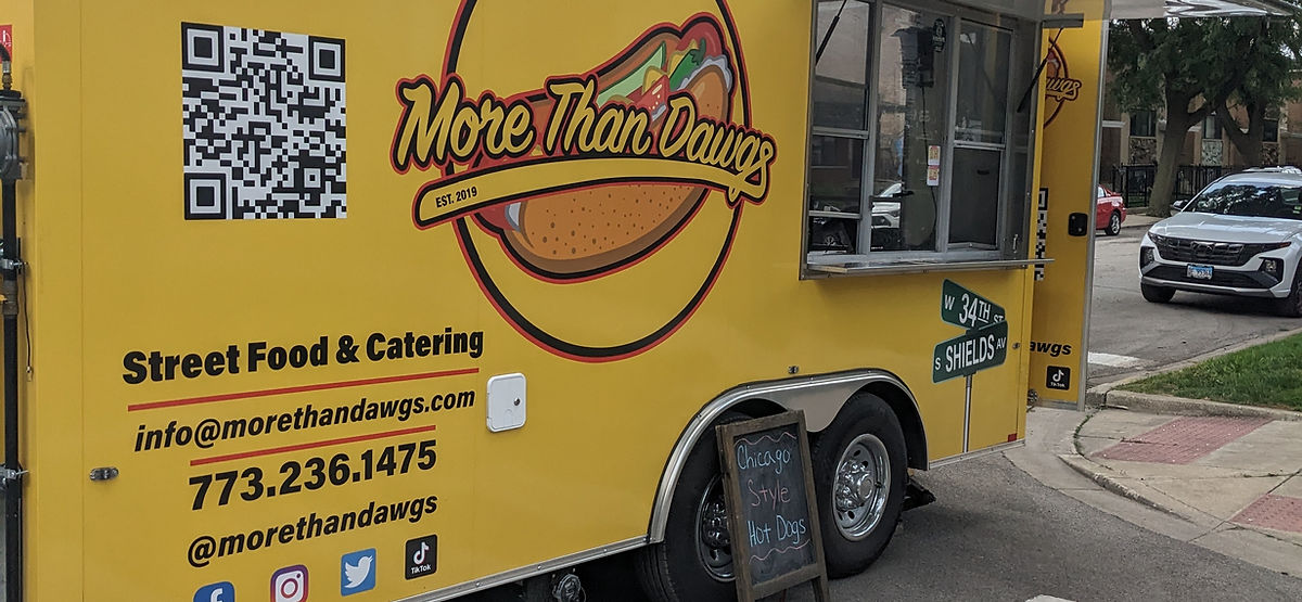 More Than Dawgs food trailer at an event